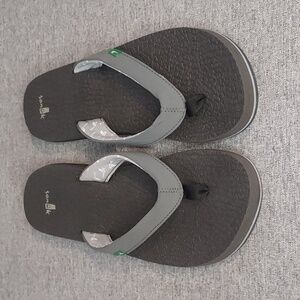 Sanuk Grey Yoga Mat Sandal Size US 8 EU 39